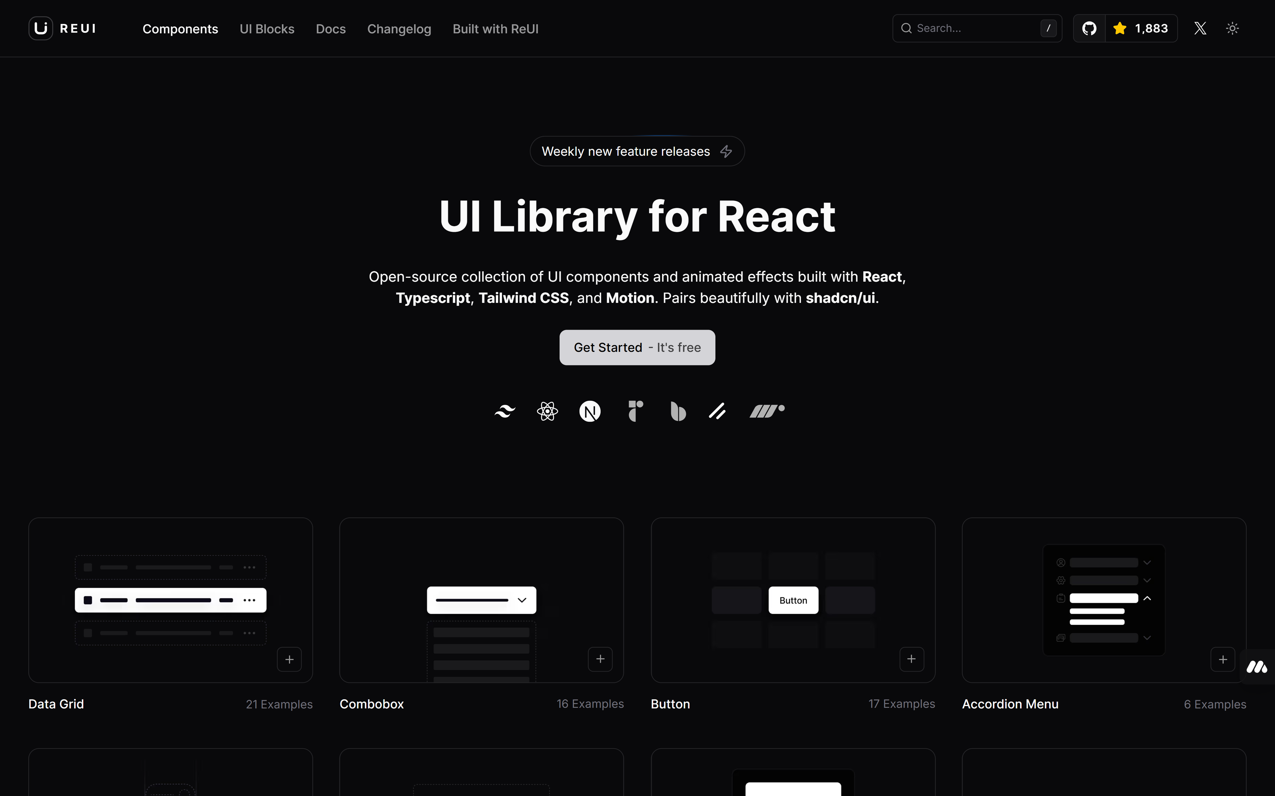 ReUI Component Library